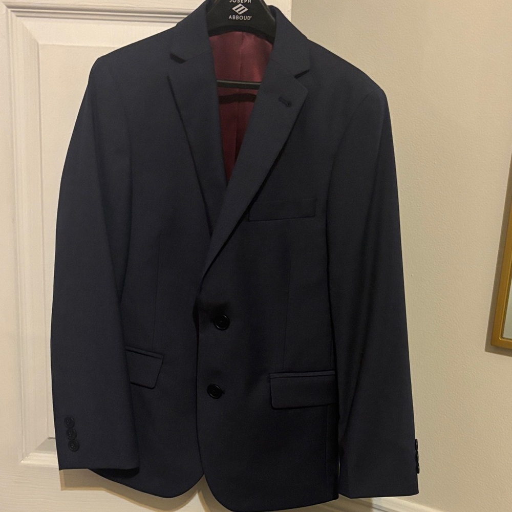 Joseph Abboud Navy Blue Kids Blazer